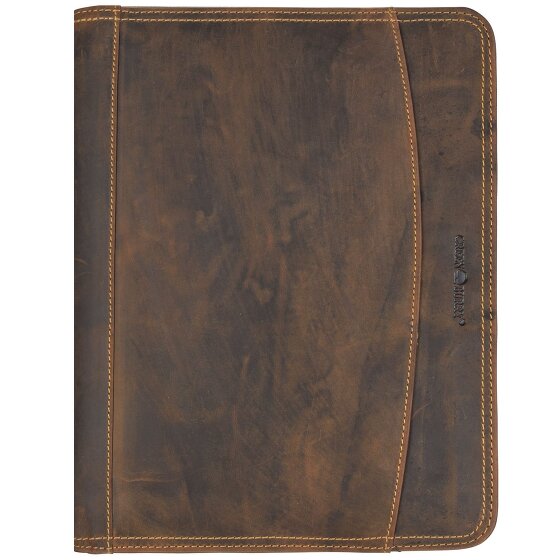 Greenburry Vintage Ringmappe Leder 26 cm