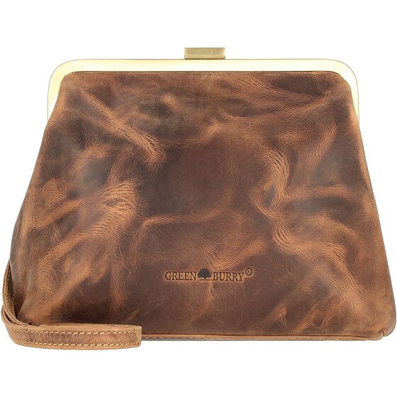 Greenburry Vintage Clappy Umhängetasche Leder 23 cm
