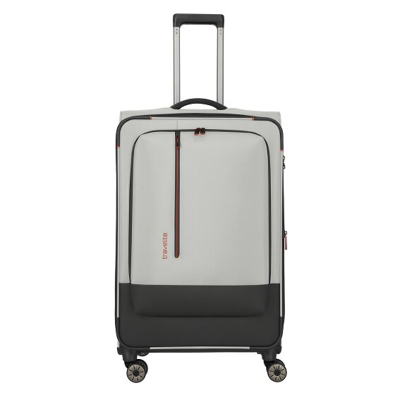 Travelite Crosslite 5.0 4 Rollen Trolley L 77 cm mit Dehnfalte