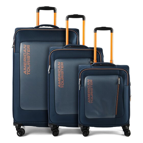 American Tourister Aktivus 4 Rollen Kofferset 3-teilig mit Dehnfalte