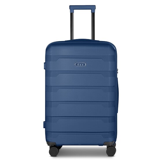 d&n South Dakota 4 Rollen Trolley M 66 cm mit Dehnfalte