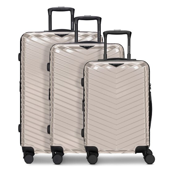 Redolz Essentials 18 2.0 4 Rollen Kofferset 3-teilig mit Dehnfalte
