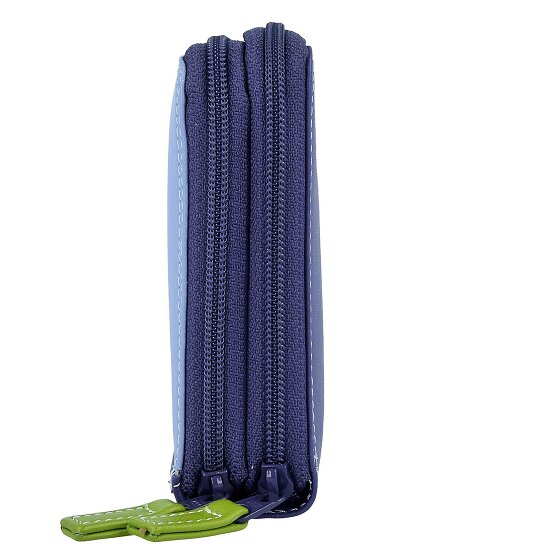 Mywalit Large Double Zip Around Purse Geldbörse Leder 18 cm