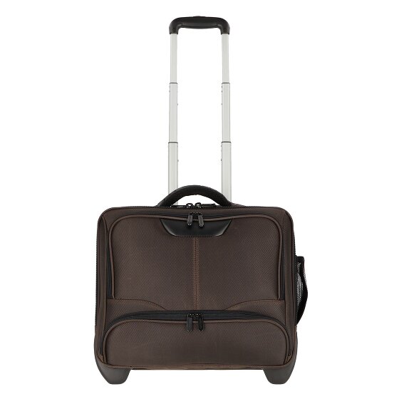 Dermata 2 Rollen Businesstrolley 41 cm Laptopfach