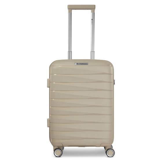 Franky London 4 Rollen Kabinentrolley S 55 cm mit Dehnfalte