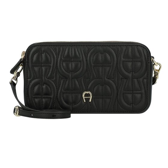 AIGNER Diadora Umhängetasche Leder 19 cm