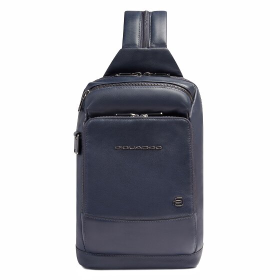 Piquadro Monospalla Umhängetasche Leder 31 cm