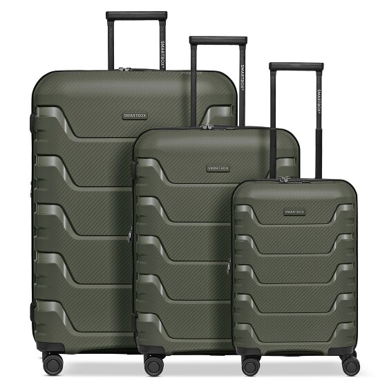 Smartbox Edition 01 4 Rollen Kofferset 3-teilig mit Dehnfalte