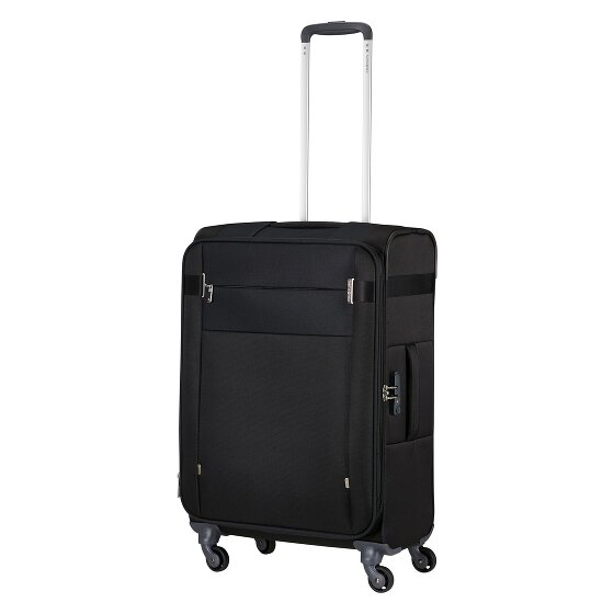Samsonite Citybeat 4 Rollen Trolley 66 cm mit Dehnfalte