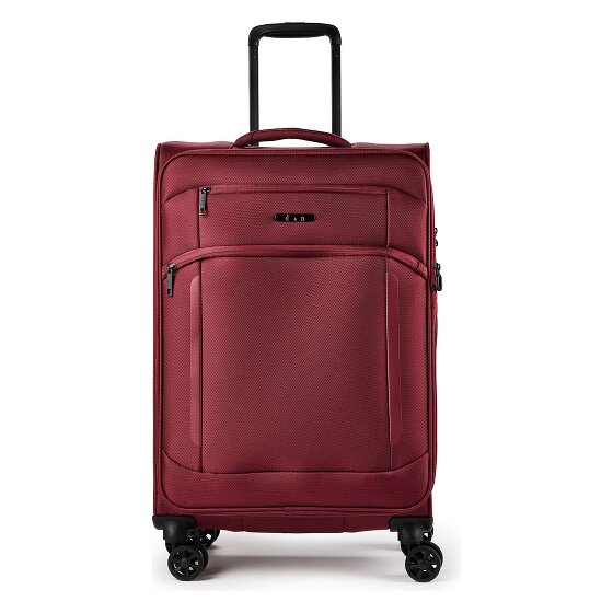 d&n Travel Line 9804 4 Rollen Trolley M 68 cm mit Dehnfalte