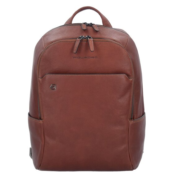 Piquadro Black Square Business Rucksack Leder 39 cm Laptopfach