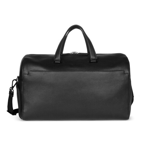 Bugatti Black Weekender Reisetasche Leder 50 cm