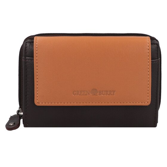 Greenburry Nappa Geldbörse RFID Schutz Leder 14 cm