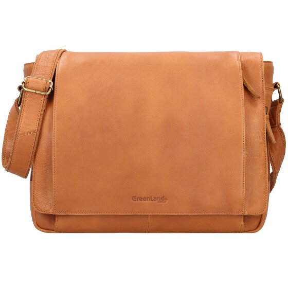 Greenland Nature Nature Messenger Leder 39 cm Laptopfach