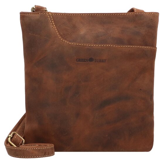 Greenburry Vintage Umhängetasche Leder 23 cm