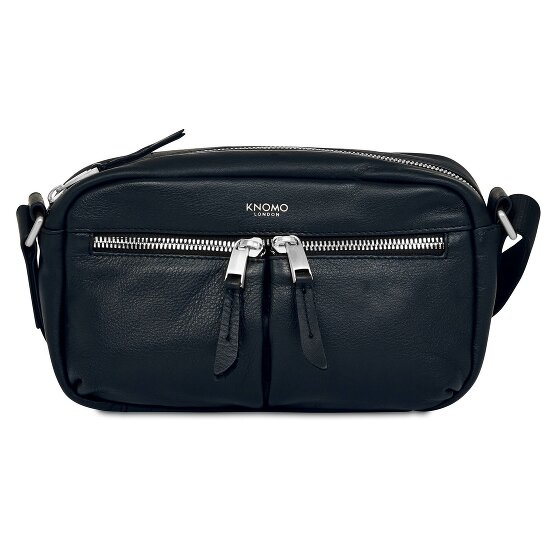 Knomo Luxe Umhängetasche RFID Schutz Leder 23 cm