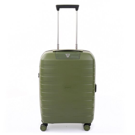 Roncato Box 4.0 4 Rollen Kabinentrolley 55 cm mit Dehnfalte