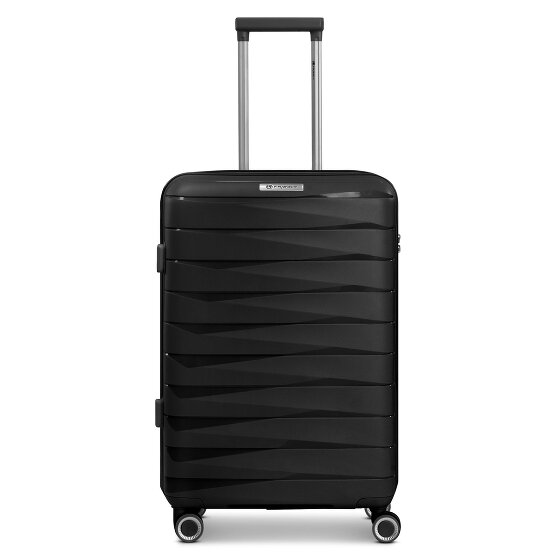 Franky London 4 Rollen Trolley M 65 cm mit Dehnfalte