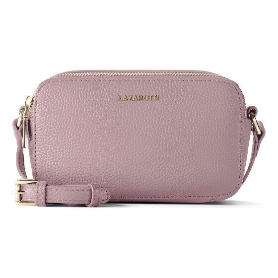 Lazarotti Bologna Leather Umhängetasche Camera-Bag Leder Double-Zip 18 cm