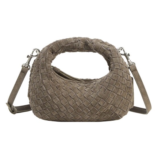 LES VISIONNAIRES Greta Micro weave Handtasche Leder 20 cm