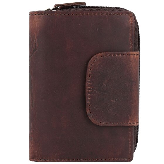 Jack Kinsky Monterey Geldbörse RFID Schutz Leder 10 cm