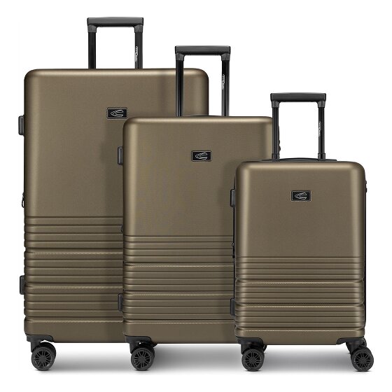 camel active Hanoi 4 Rollen Kofferset 3-teilig mit Dehnfalte