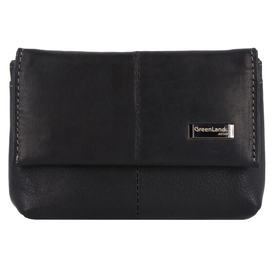 Greenland Nature Black Nappa Schlüsseletui RFID Leder 11,5 cm