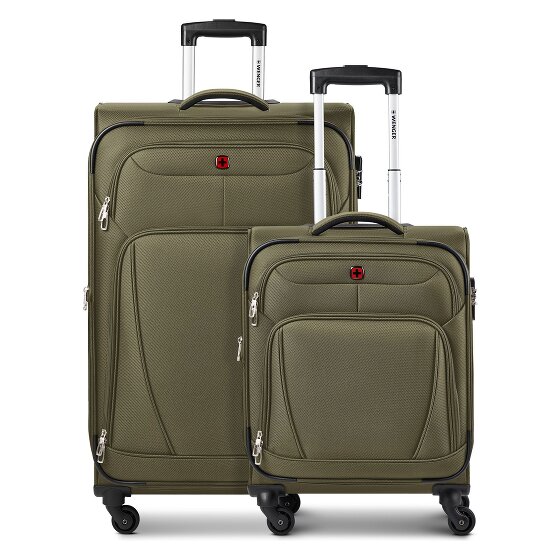 Wenger Beaumont 4-Rollen Kofferset S+L mit Dehnfalte