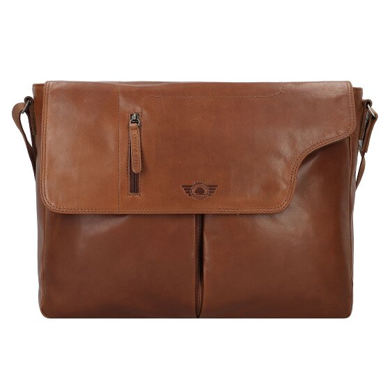 Greenburry Vintage Aktentaschen Messenger Leder 40 cm Laptopfach