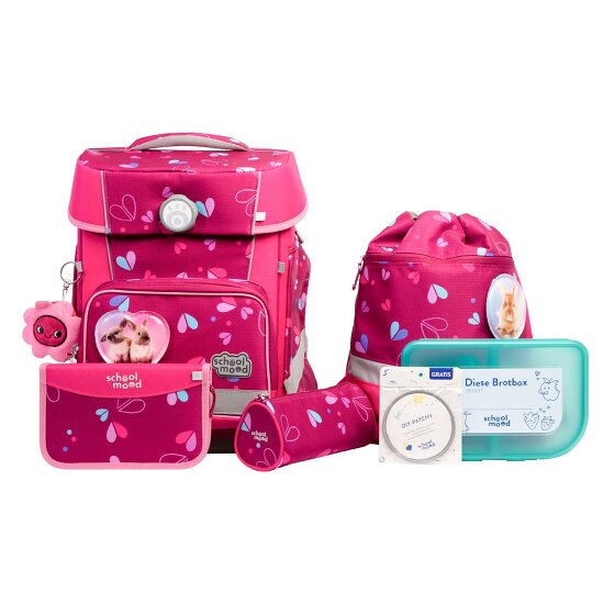 School-Mood Champion Maxx Pro Mila Schulranzen-Set 7-teilig