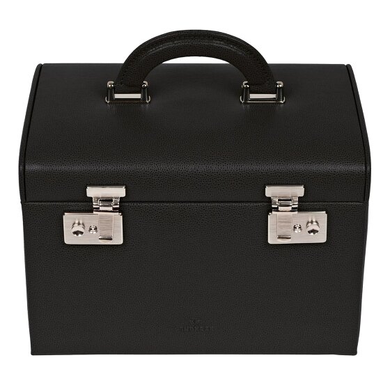 Windrose Beluga Schmuckkasten Leder 26.5 cm