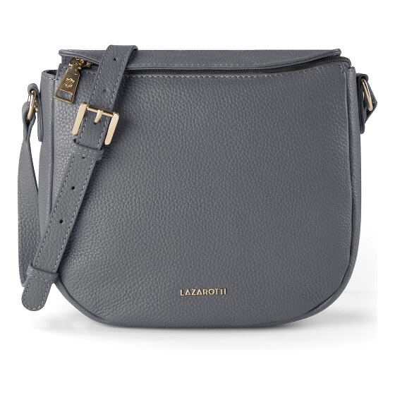 Lazarotti Bologna Leather Crossbody Umhängetasche Leder 25 cm