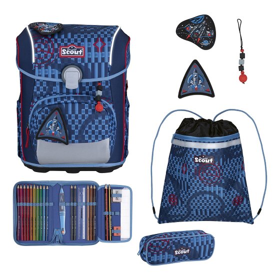 Scout Neo Exklusiv Safety Light Schulranzen-Set 5-teilig
