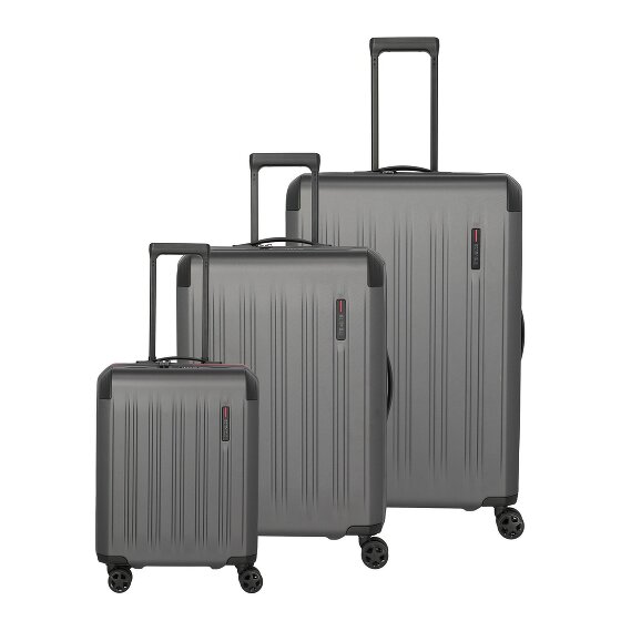 Travelite Dynamiic 4 Rollen Kofferset 3-teilig mit Dehnfalte