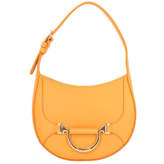 BORBONESE Schultertasche Leder 15 cm