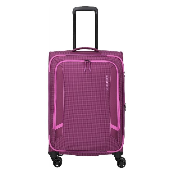 Travelite Corsiica 4 Rollen Trolley M 67 cm mit Dehnfalte