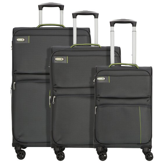 d&n Travel Line 6704 4-Rollen Kofferset 3tlg.