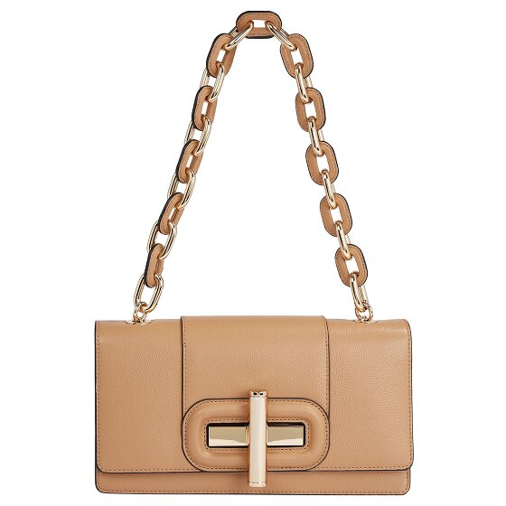 Tommy Hilfiger Turnlock Schultertasche Leder 28 cm