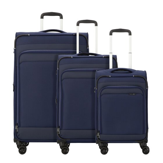 d&n Travel Line 9504 4 Rollen Kofferset 3-teilig mit Dehnfalte