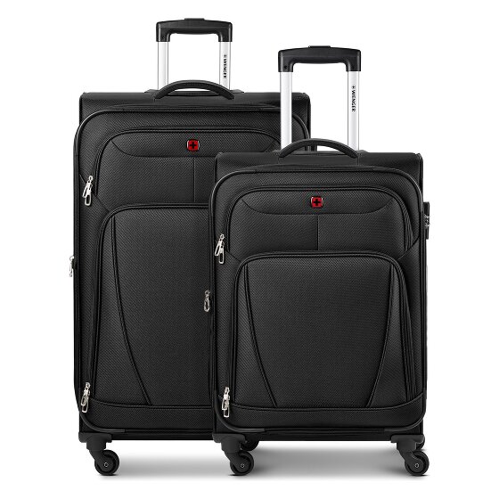 Wenger Beaumont 4-Rollen Kofferset M+L mit Dehnfalte