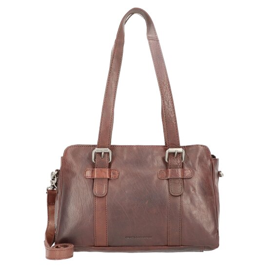 Spikes & Sparrow Schultertasche Leder 34 cm