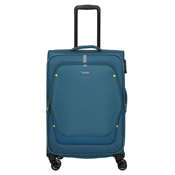 Travelite Umbria 4 Rollen Trolley M 67 cm mit Dehnfalte