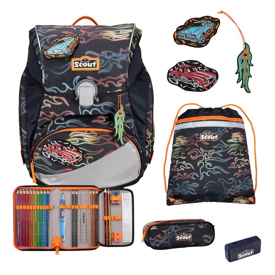 Scout Alpha Safety Light Schulranzen-Set 5-teilig