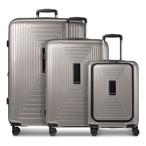 Redolz Essentials 14 4 Rollen Kofferset 3-teilig mit Dehnfalte
