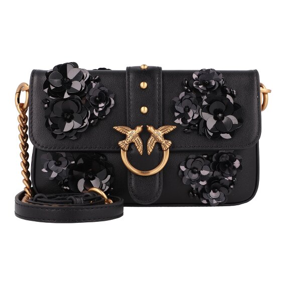 PINKO Love One Mini Bag Umhängetasche Leder 18 cm