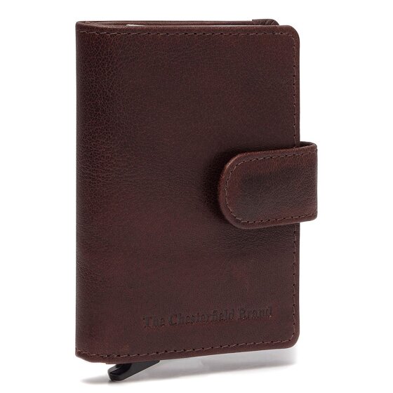 The Chesterfield Brand Prague Kreditkartenetui RFID Schutz Leder 7 cm