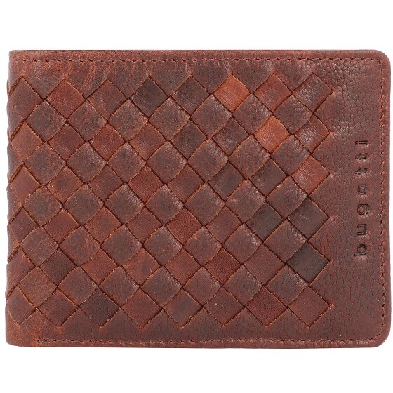 Bugatti Woven Geldbörse Leder 11 cm