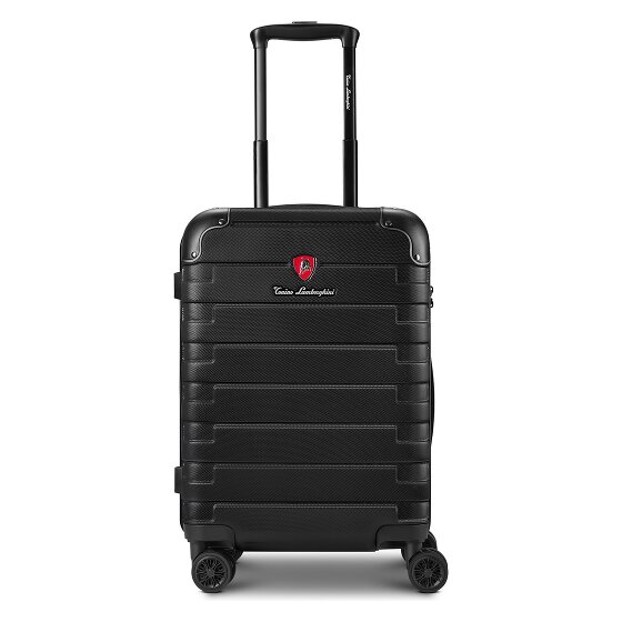 Tonino Lamborghini Milano 4 Rollen Kabinentrolley S 54 cm mit Dehnfalte