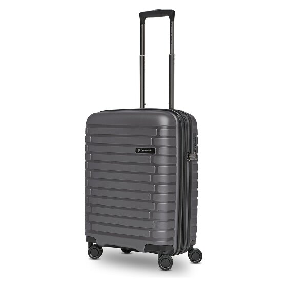 Pactastic Collection 04 THE CABIN + 4 Rollen Kabinentrolley S 55 cm mit Dehnfalte
