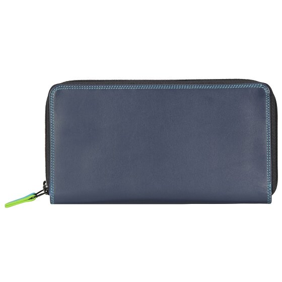 Mywalit Large Double Zip Around Purse Geldbörse Leder 18 cm